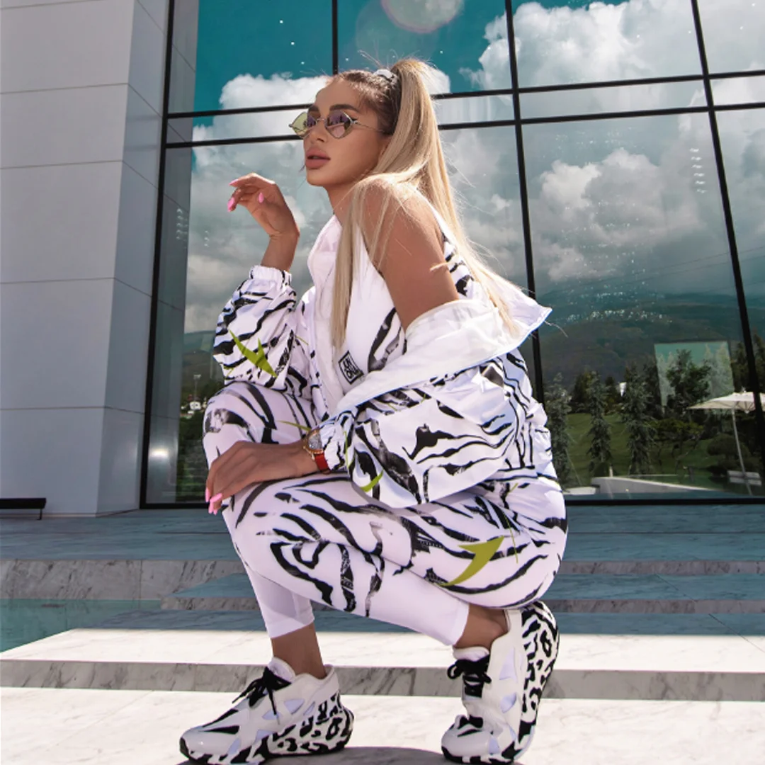 Jacheta sport tip windbreaker JNA WHT