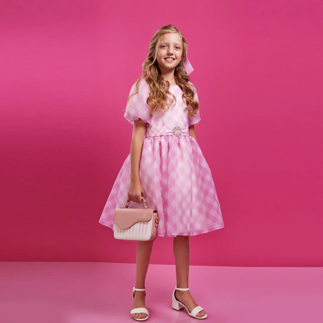 Rochie pentru fata cu accesoriu