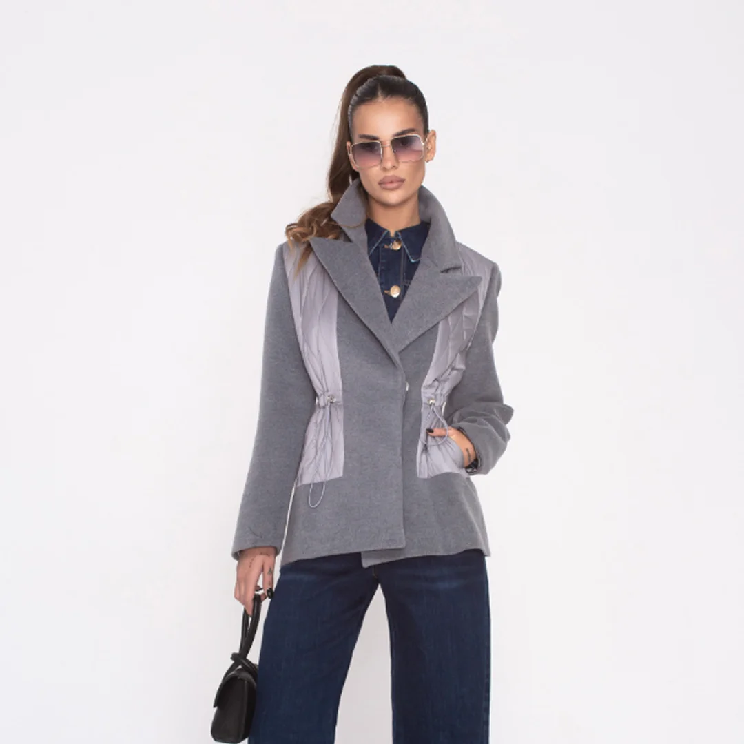 Palton cu talie reglabila