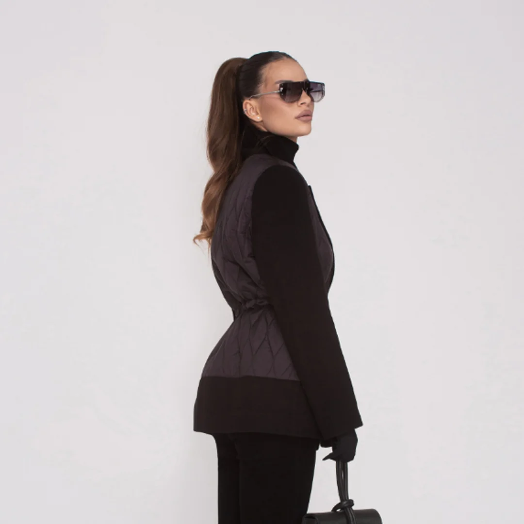 Palton cu talie reglabila