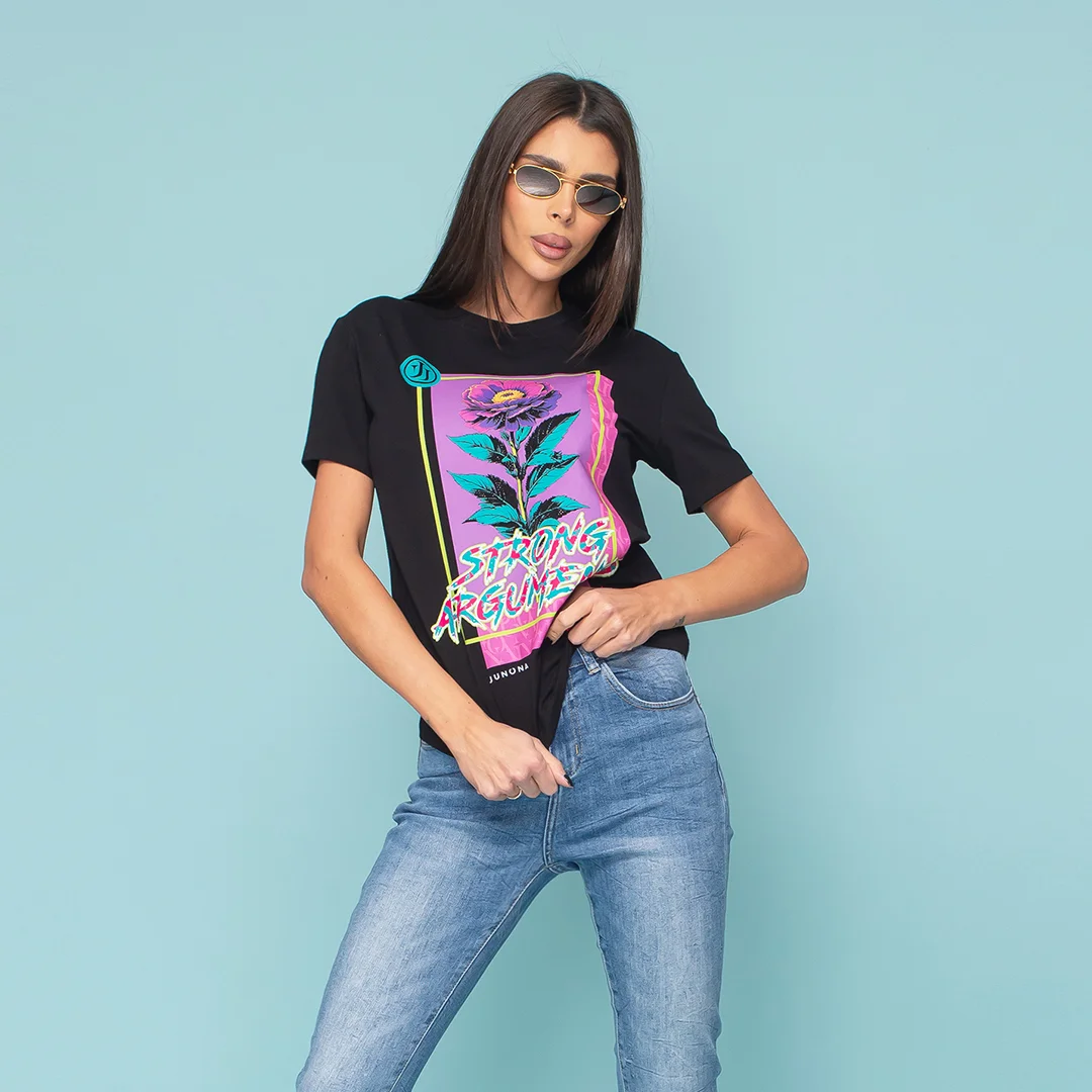 Tricou dama cu imprimeu