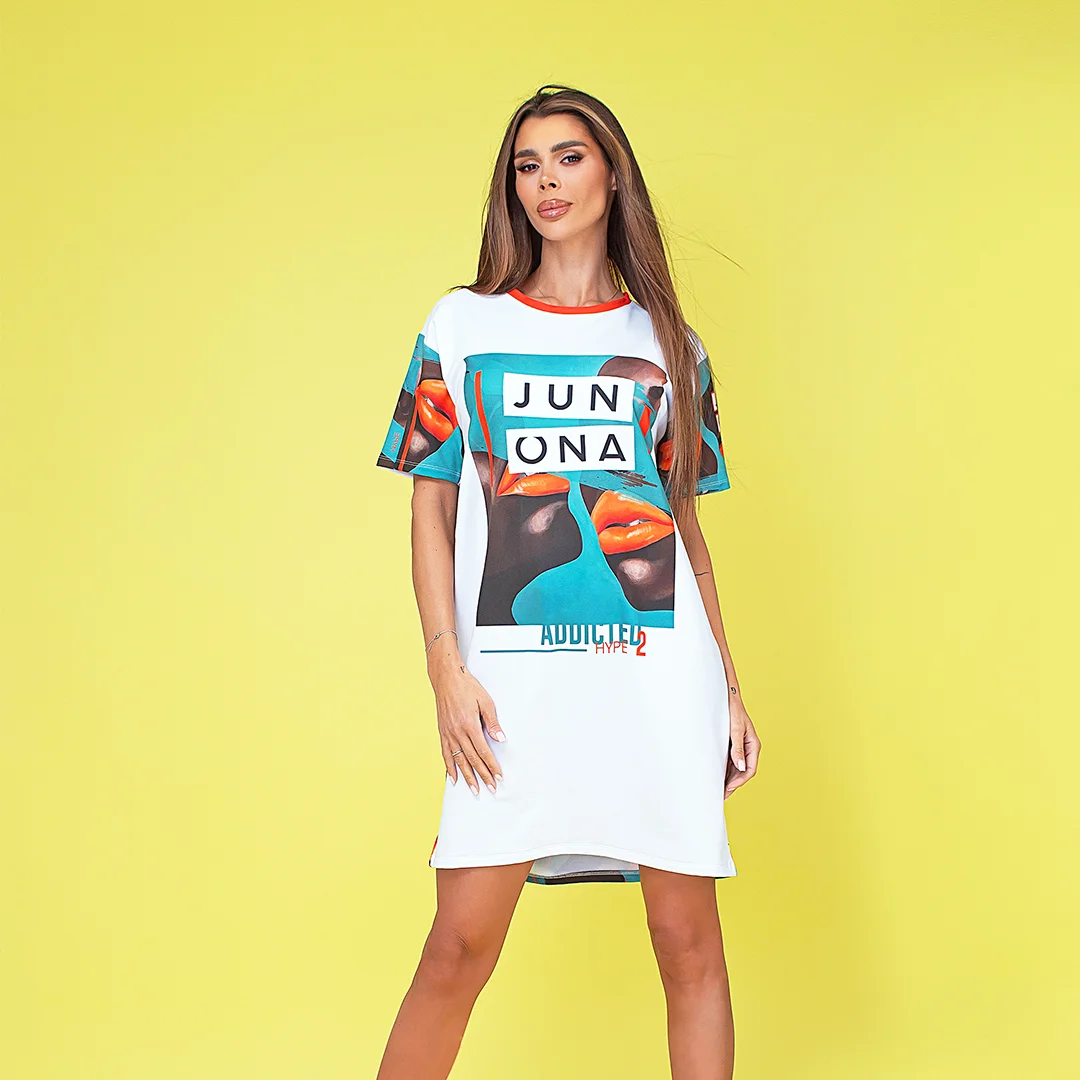 Rochie de dama cu logo cauciucat