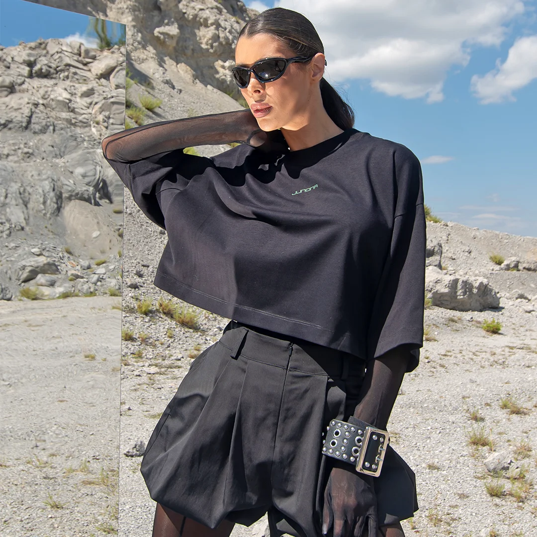 Tricou supradimensionat cu imprimeu