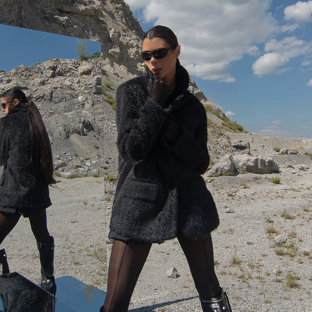 Palton cu talie reglabila